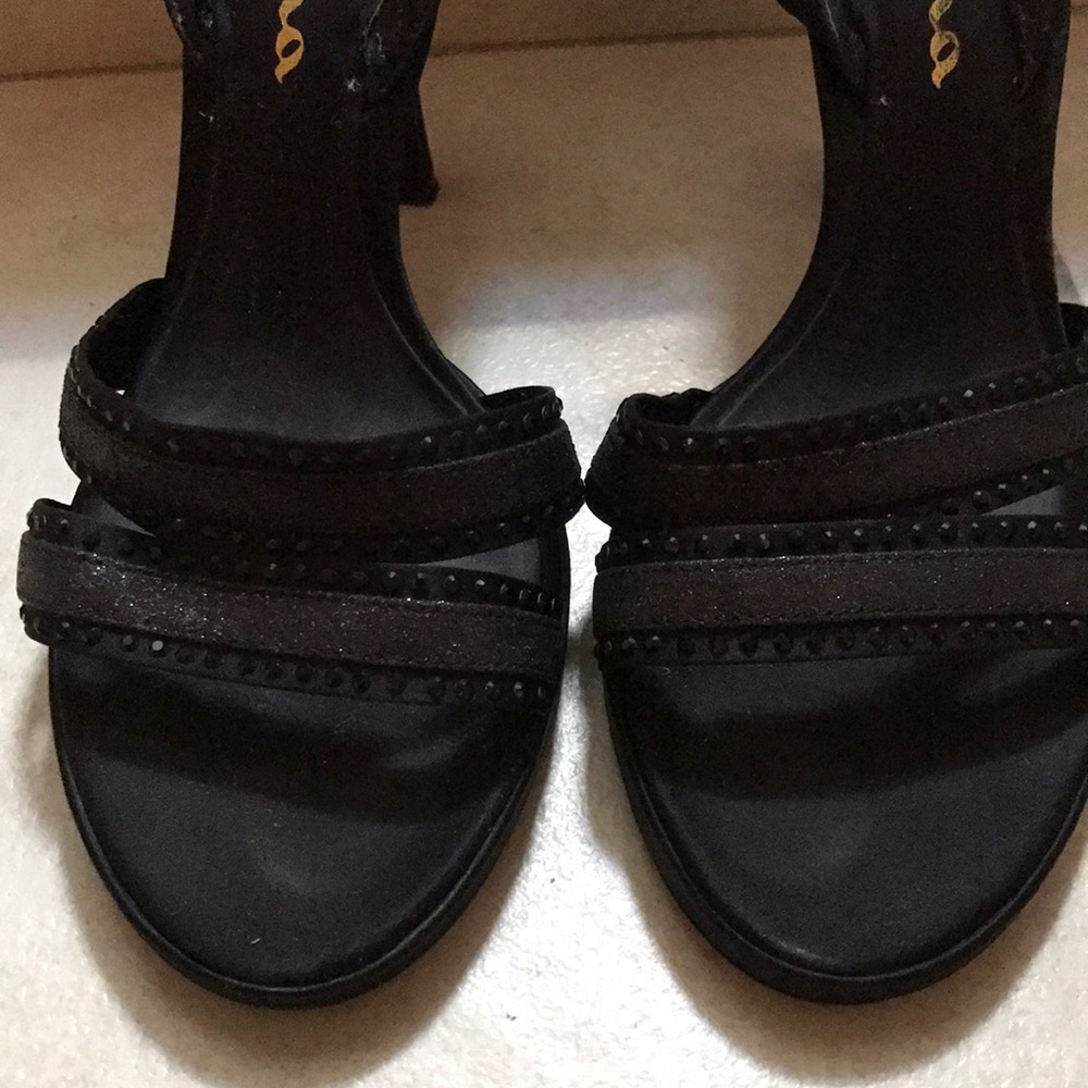 Nina black sandals size 8.5 - Picture 3 of 7